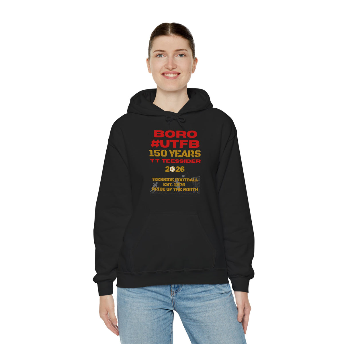 BORO 150 Years 2026 Hoodie 'front print' only.