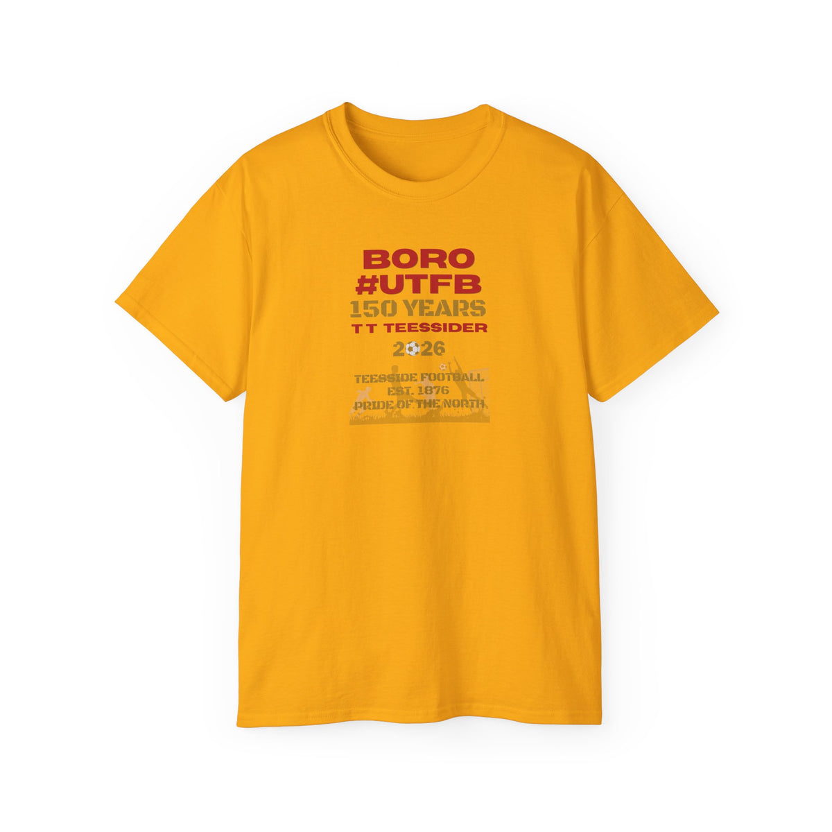 Boro #UTFB 150 Years Tee — Middlesbrough Football Anniversary Shirt