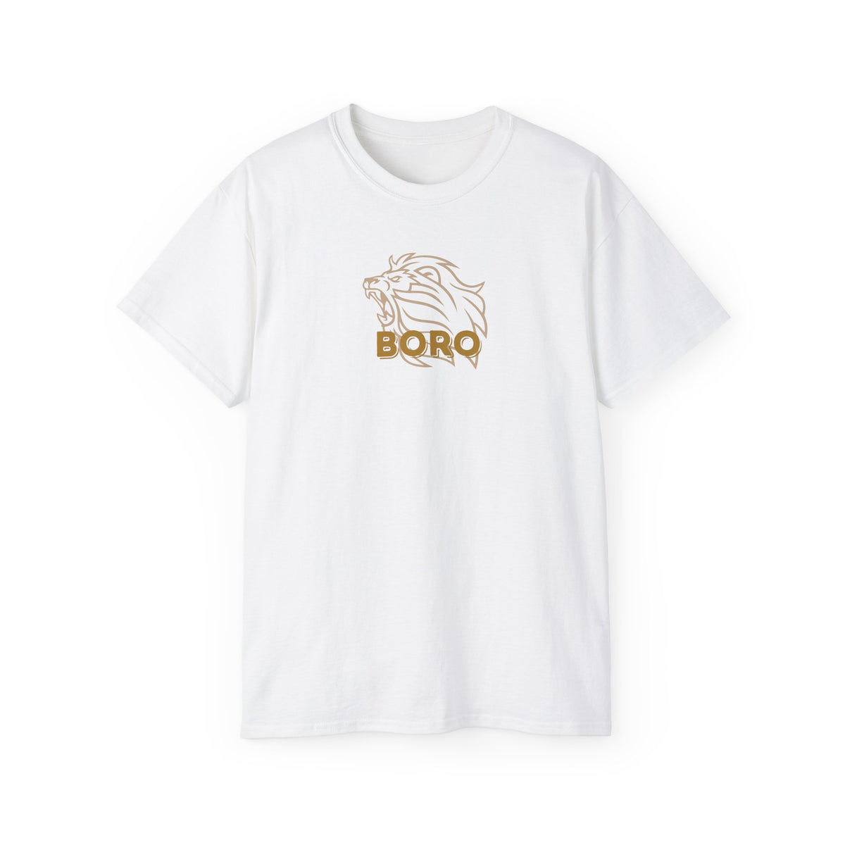 GOLD Roaring Lion BORO Football T-Shirt