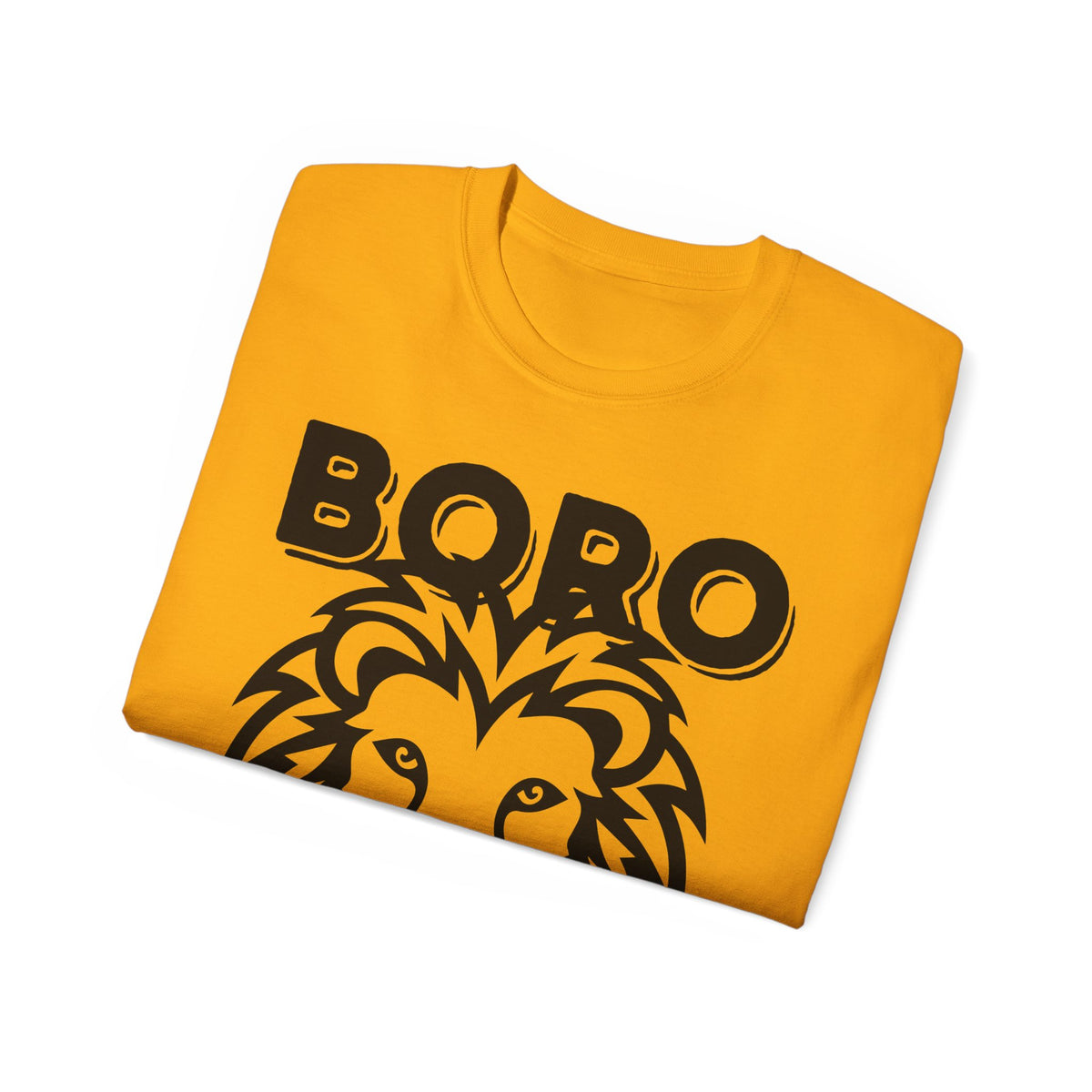 LARGE Black/Red Lion Mascot Tee – BORO 150 Years Commemorative T-Shirt
