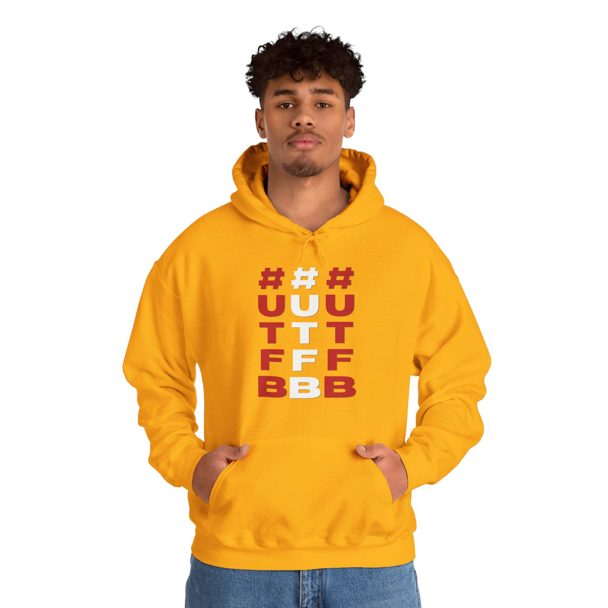 #UTFB 3x Verticle Hoodie 'front print' only.