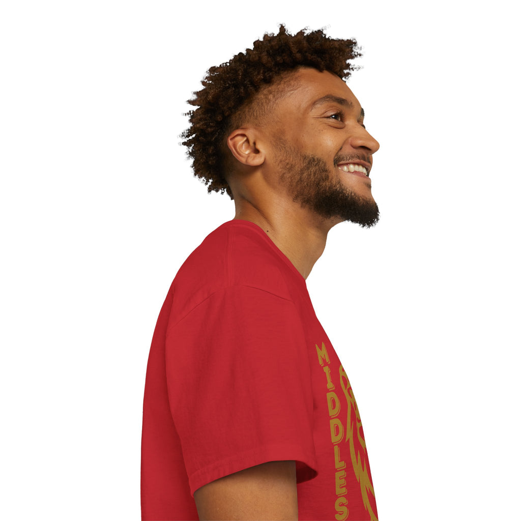 GOLD Middlesbrough 150 Years Lion Football T-Shirt