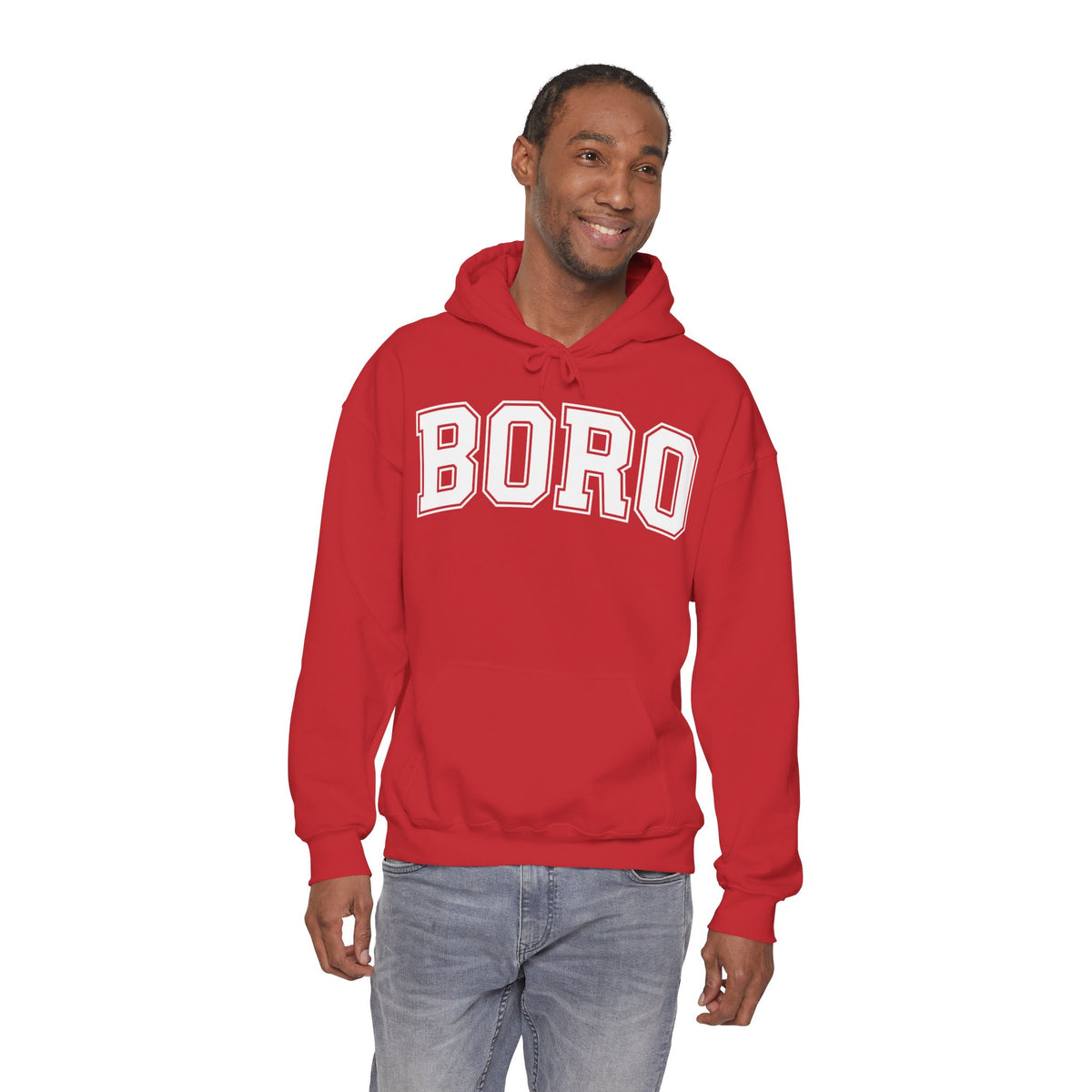 Uni BORO Style Hoodie 'front print' only.