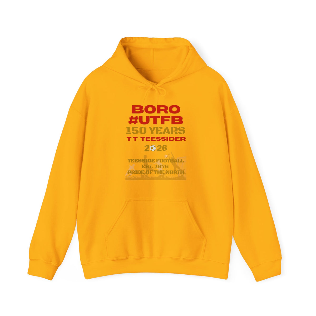 BORO 150 Years 2026 Hoodie 'front print' only.