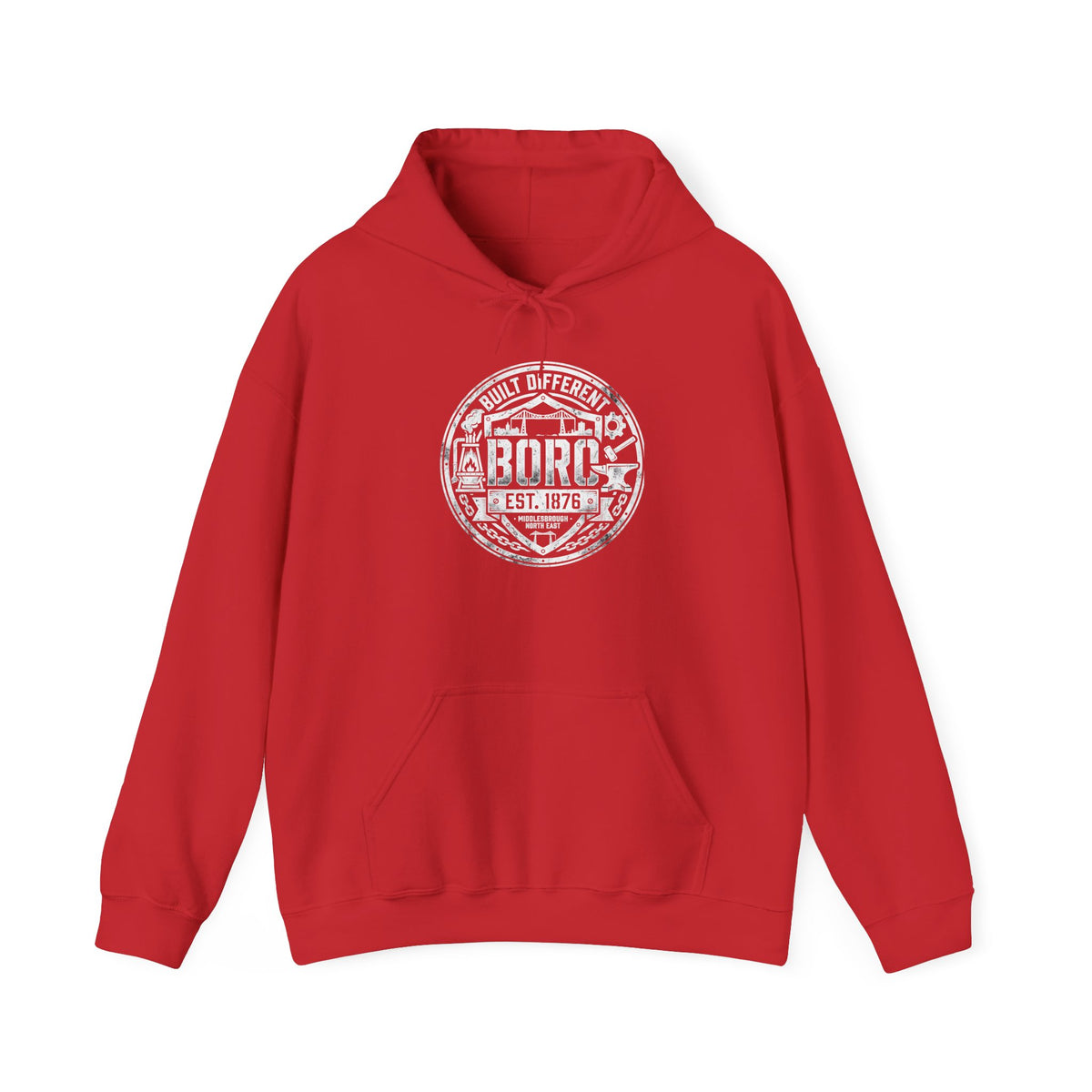 Adult BORO Built Different – Boro Logo Hoodie