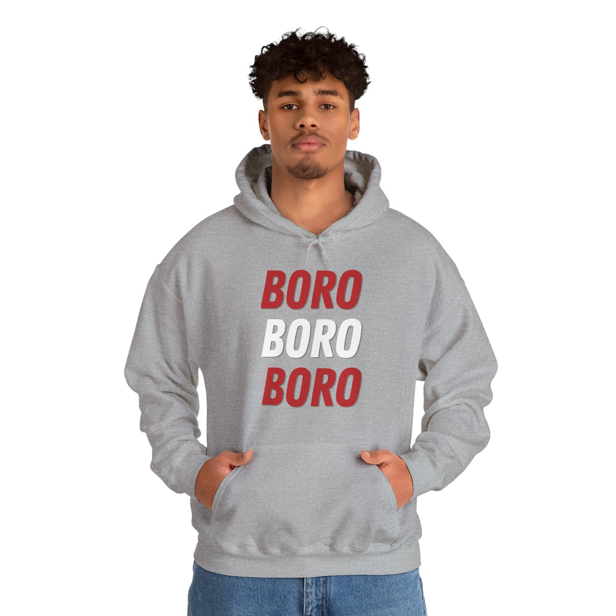 BORO Chant Hoodie 'front print' only.