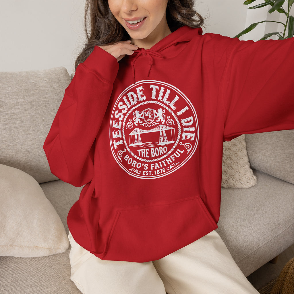 Riverside Till I Die - Boro Fan Hoodie 'front print'