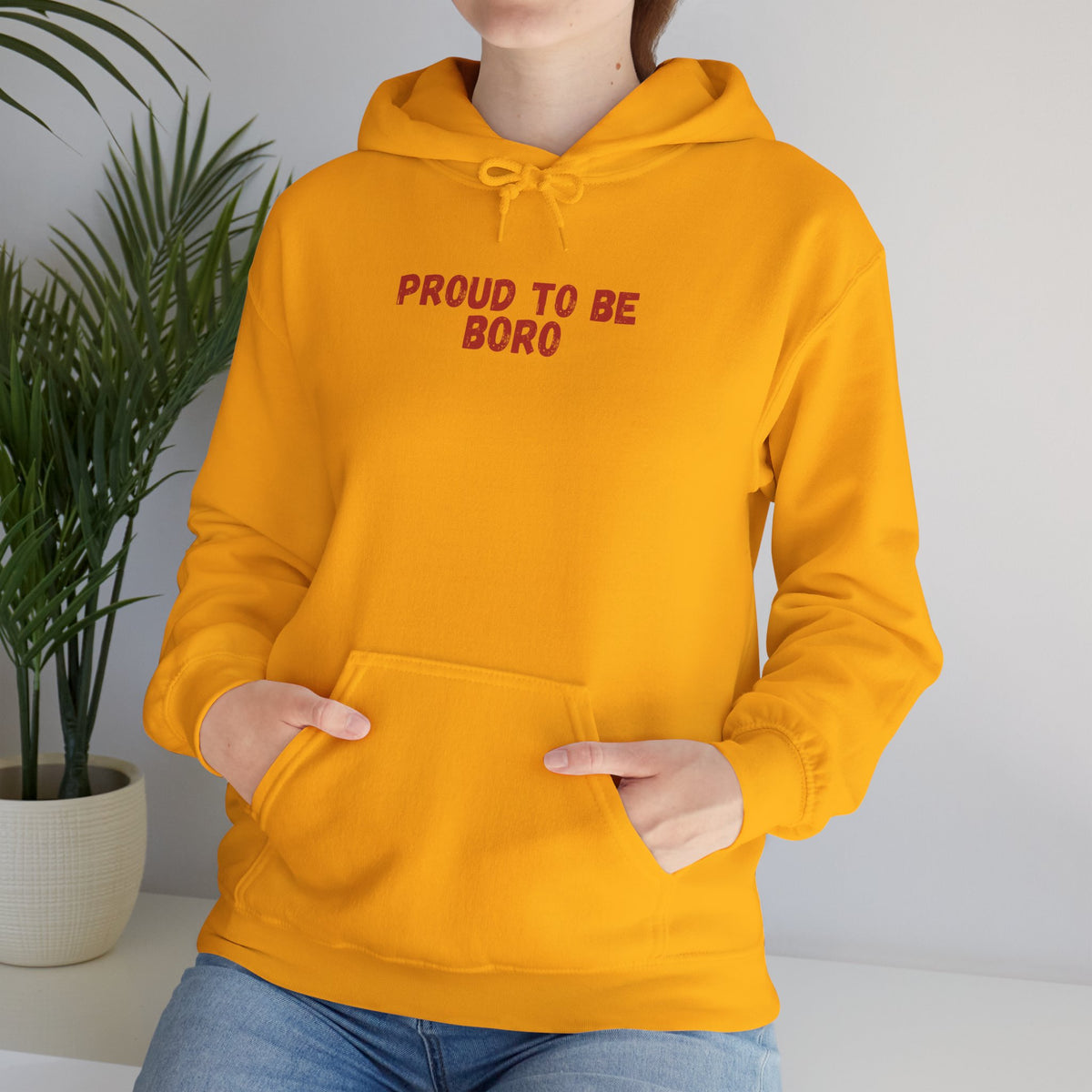 Proud to Be Boro Hoodie — #UTB BORO STYLE 'front print only'