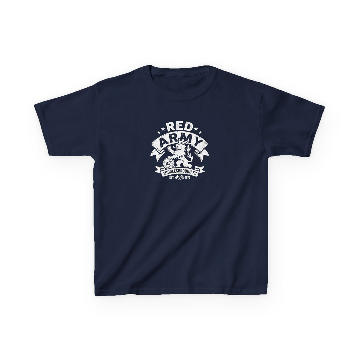 Kids T‑Shirt — "Red Army" BORO Mascot Graphic Tee for Children
