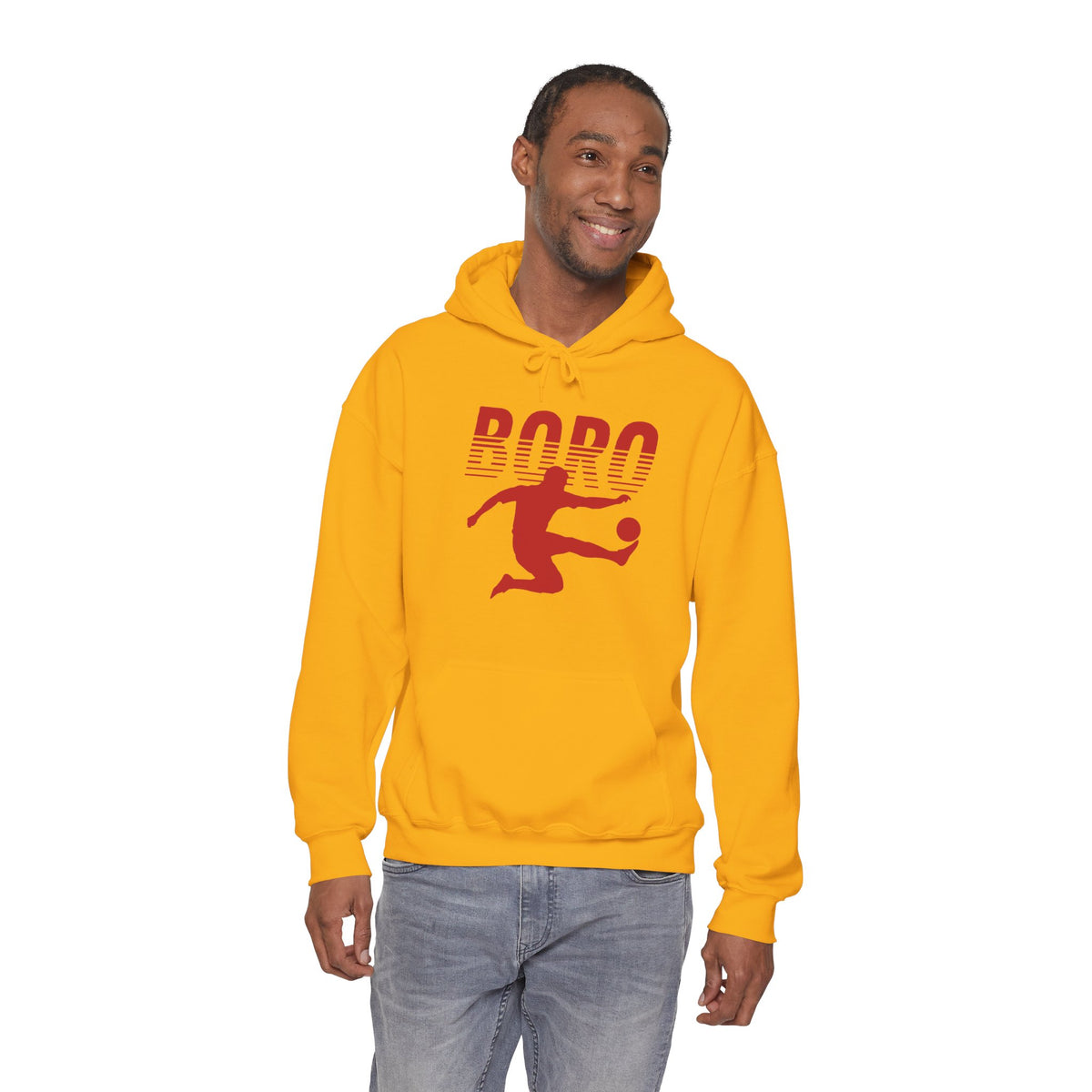 BORO Fade Player Hoodie 'front print' only.