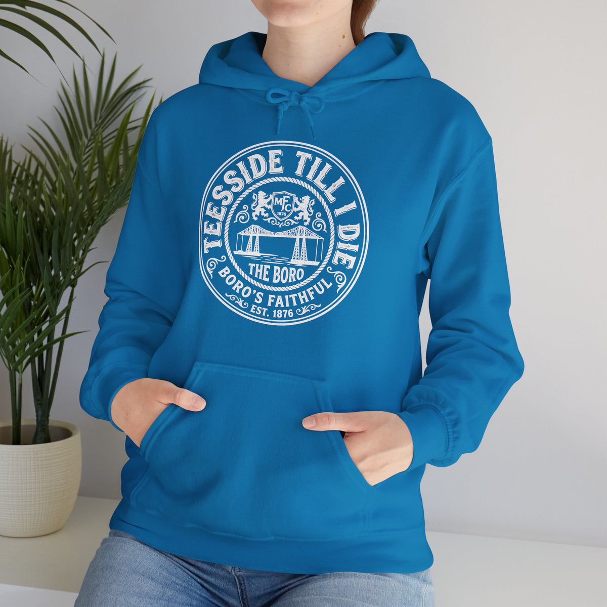 Riverside Till I Die - Boro Fan Hoodie 'front print'