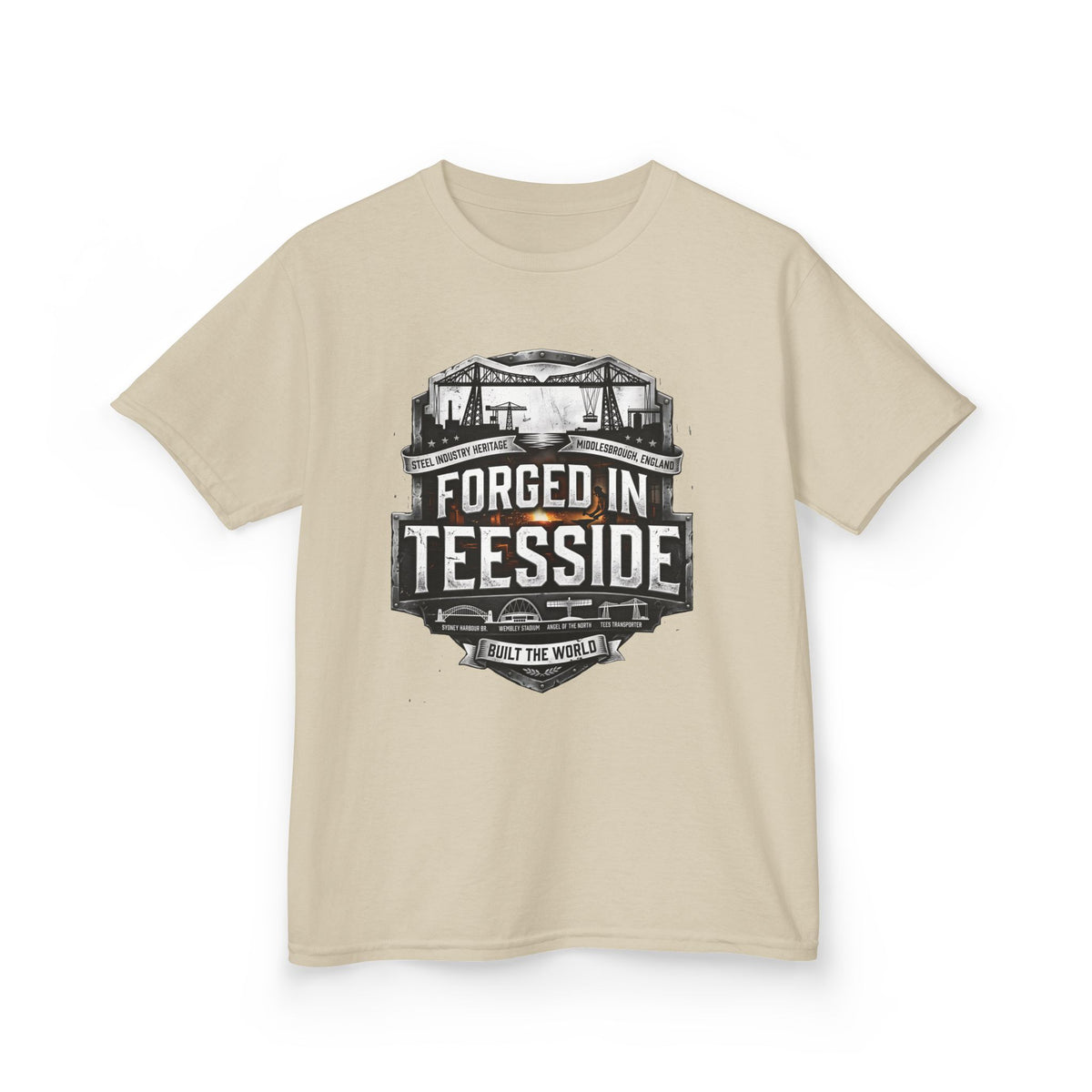 Kids Tee — "Forged in Teesside" BORO Industrial Shirt