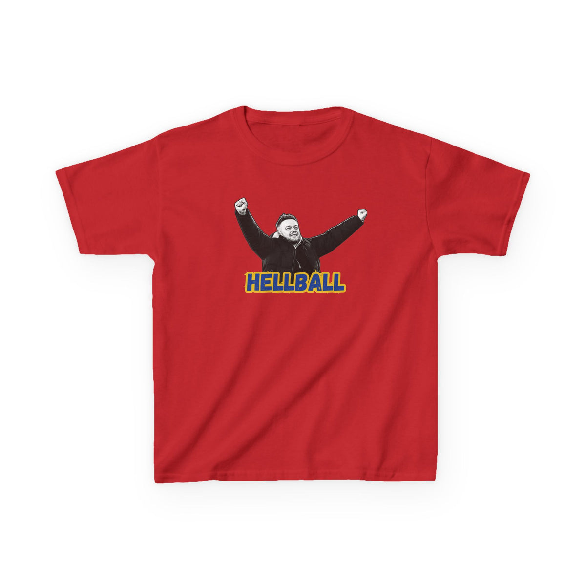 Kids 'HELLBALL' Gaffa Graphic Tee — In Kim we Trust
