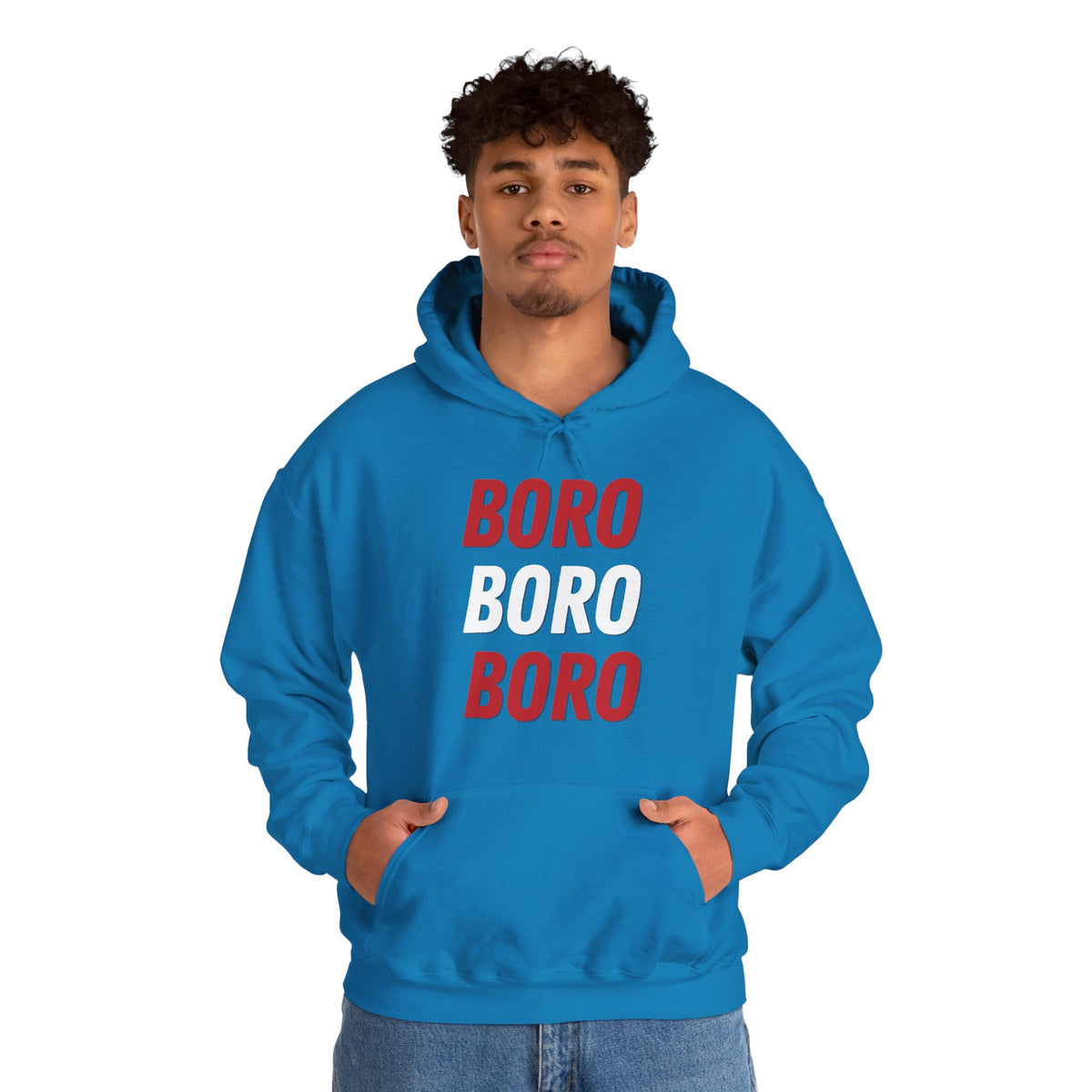 BORO Chant Hoodie 'front print' only.