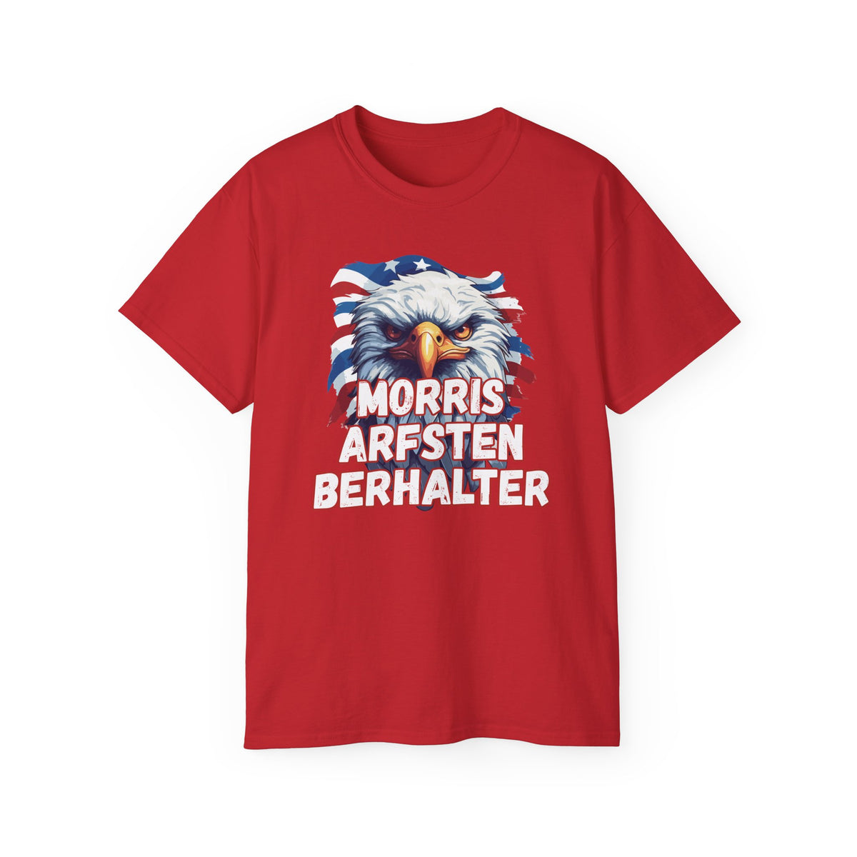 Eagle Graphic Tee — "Morris Arfsten Berhalter" Patriotic USA BORO Shirt