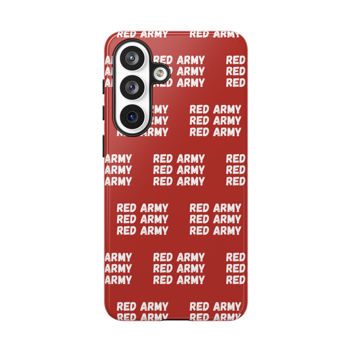 "RED ARMY RED ARMY RED ARMY" Phone Case — Red Pattern Tough Case