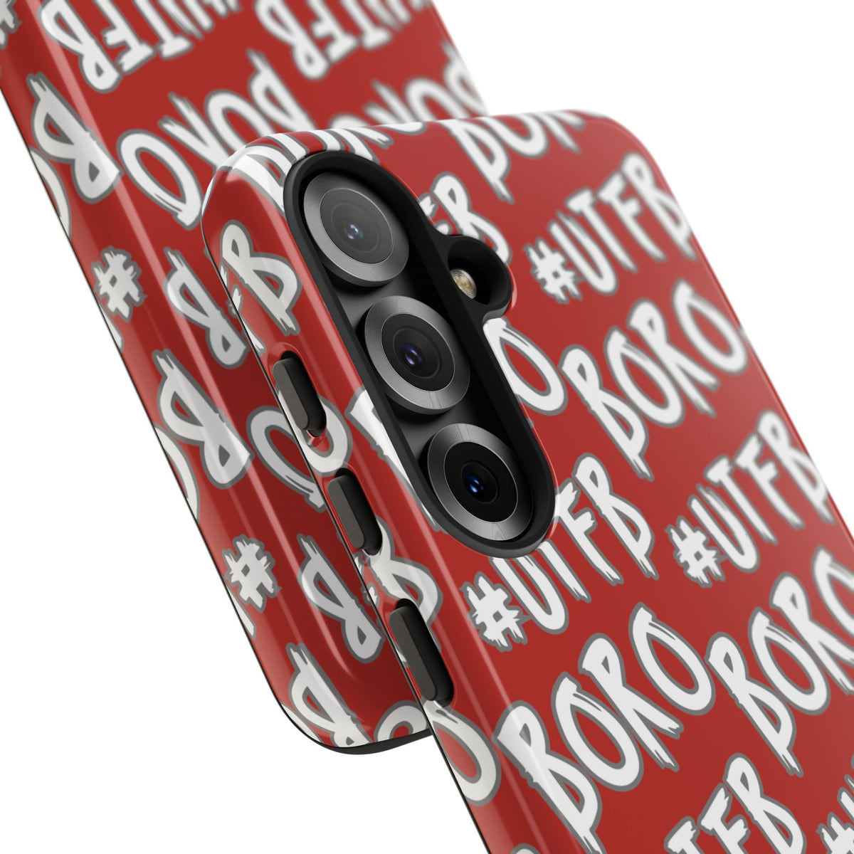 Phone Case — Red #UTFB BORO Pattern Protective Case