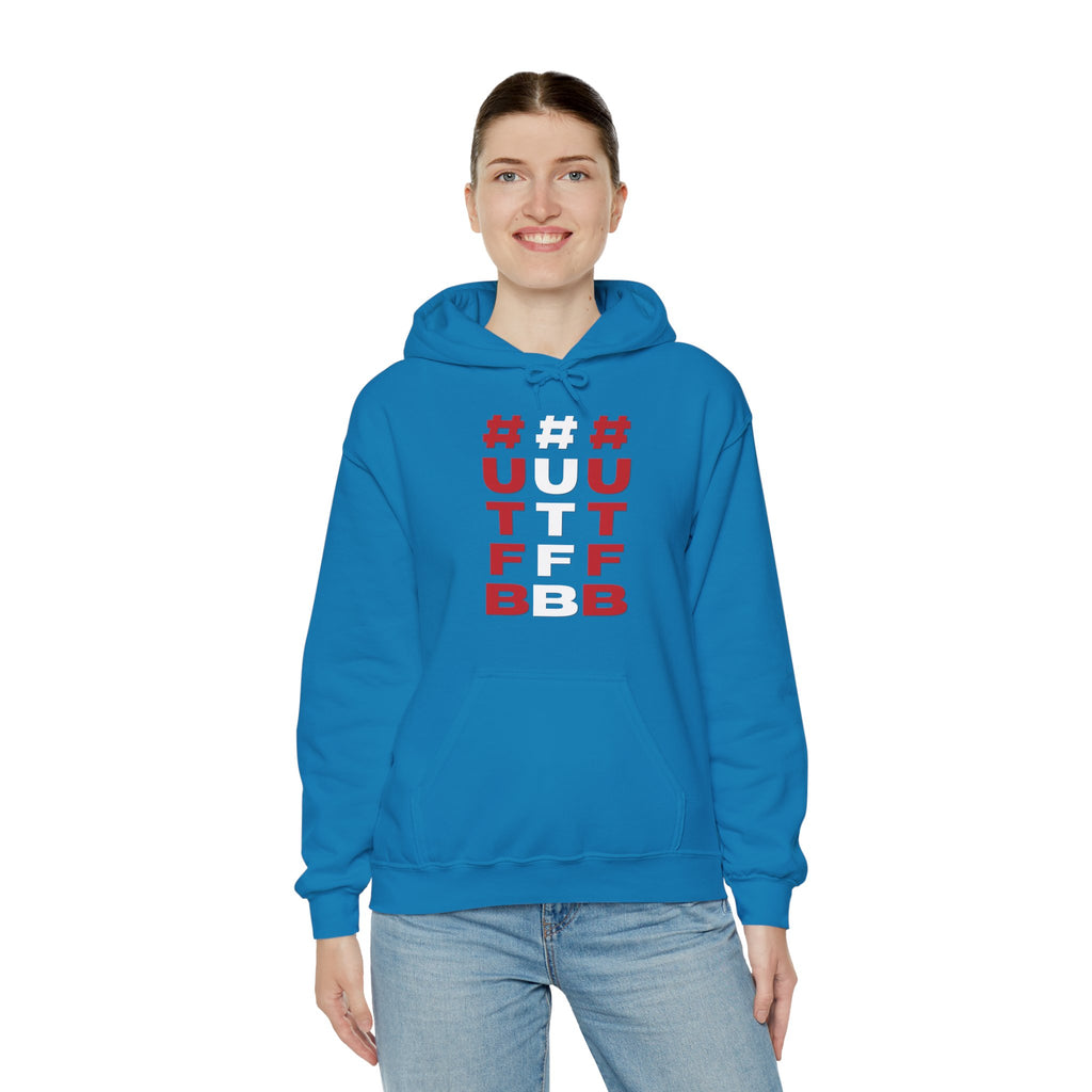 #UTFB 3x Verticle Hoodie 'front print' only.