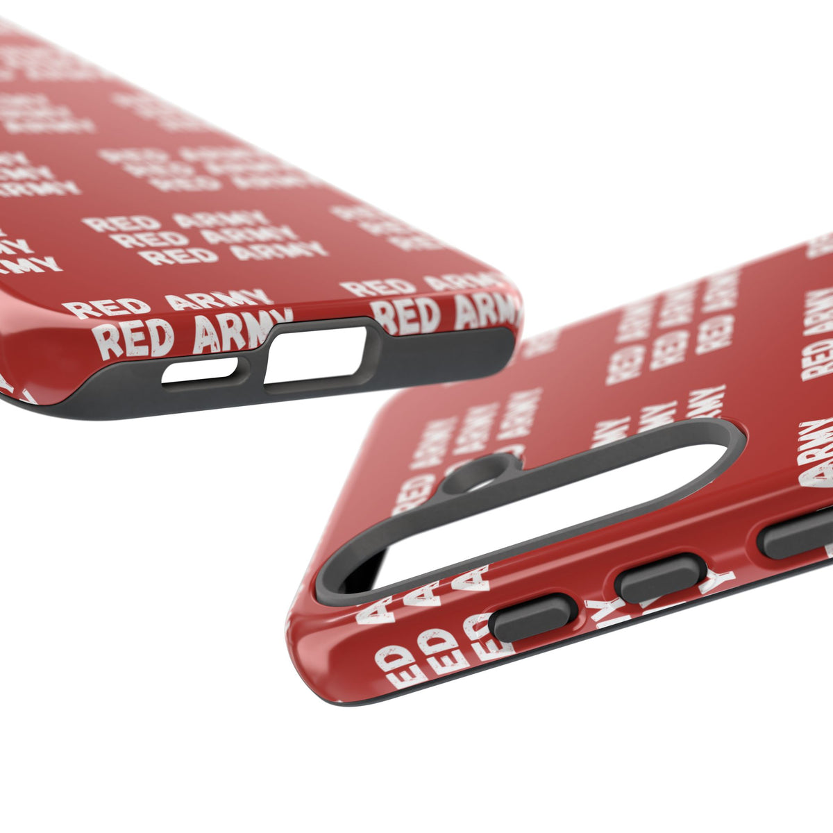 "RED ARMY RED ARMY RED ARMY" Phone Case — Red Pattern Tough Case
