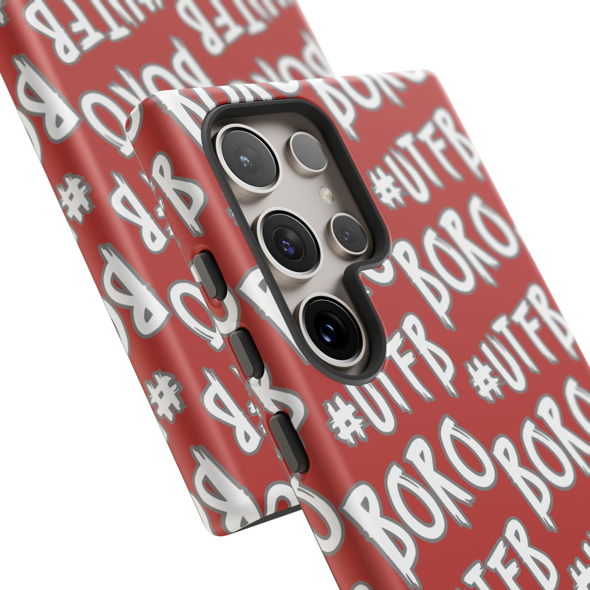 Phone Case — Red #UTFB BORO Pattern Protective Case