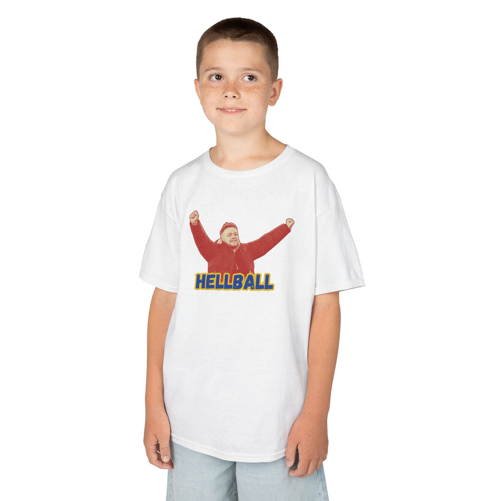 Kids 'HELLBALL' Gaffa Graphic Tee — In Kim we Trust