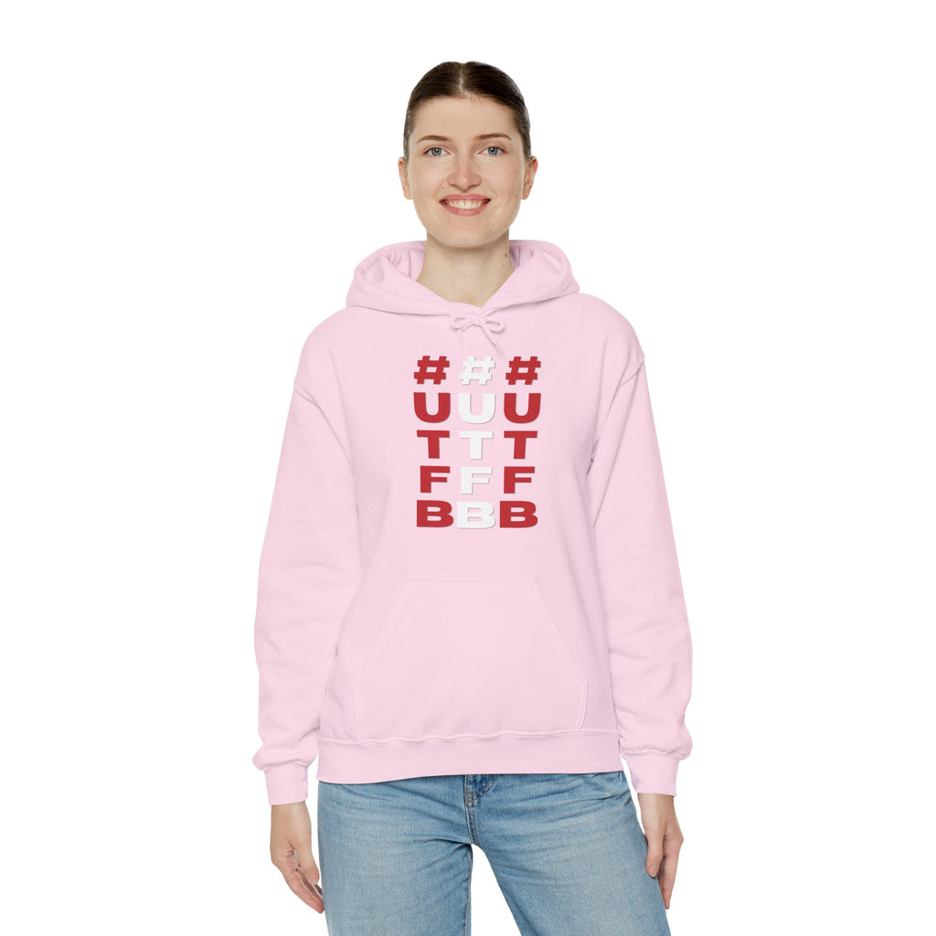#UTFB 3x Verticle Hoodie 'front print' only.