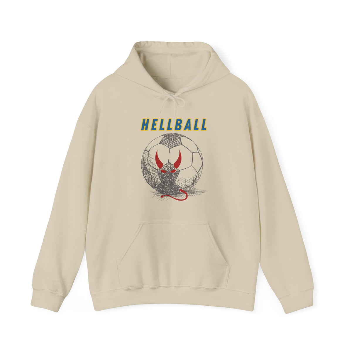 HELLBALL Hoodie 'front print' only.