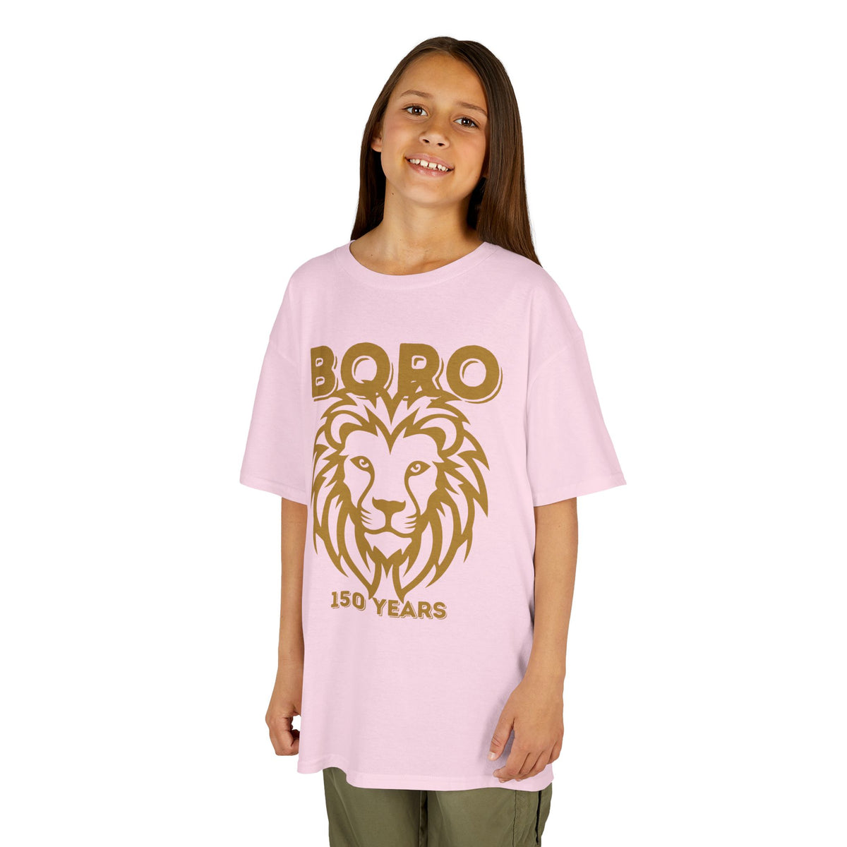 Kids Lion Graphic Tee — "Boro 150 Years" Anniversary Shirt