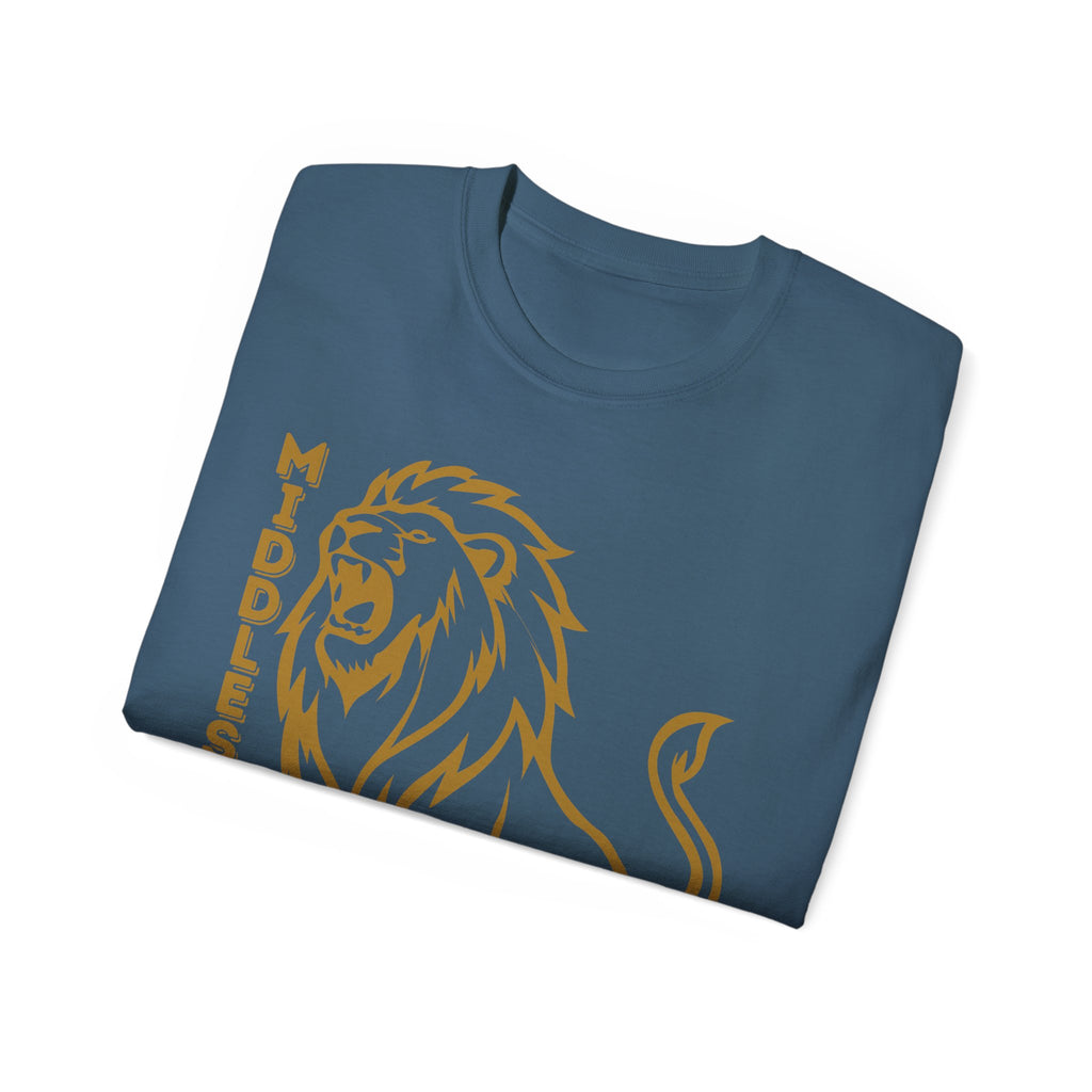 GOLD Middlesbrough 150 Years Lion Football T-Shirt