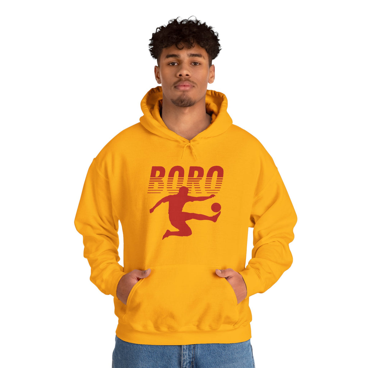 BORO Fade Player Hoodie 'front print' only.