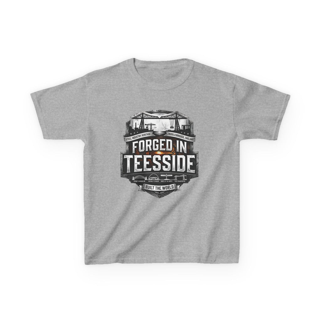 Kids Tee — "Forged in Teesside" BORO Industrial Shirt