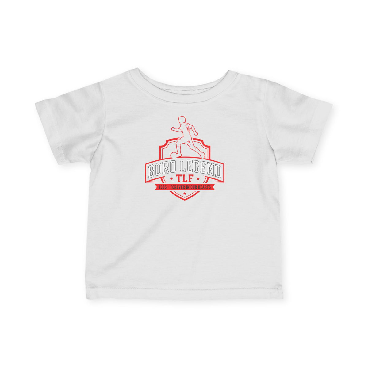 Infant Juninho Paulista Legend T-Shirt — BORO Legend Graphic Tee, The Little Fella, TLF