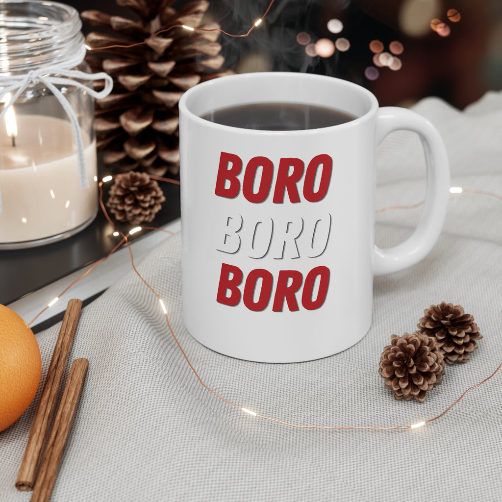 Boro Boro Boro Ceramic Coffee Mug — 11oz & 15oz
