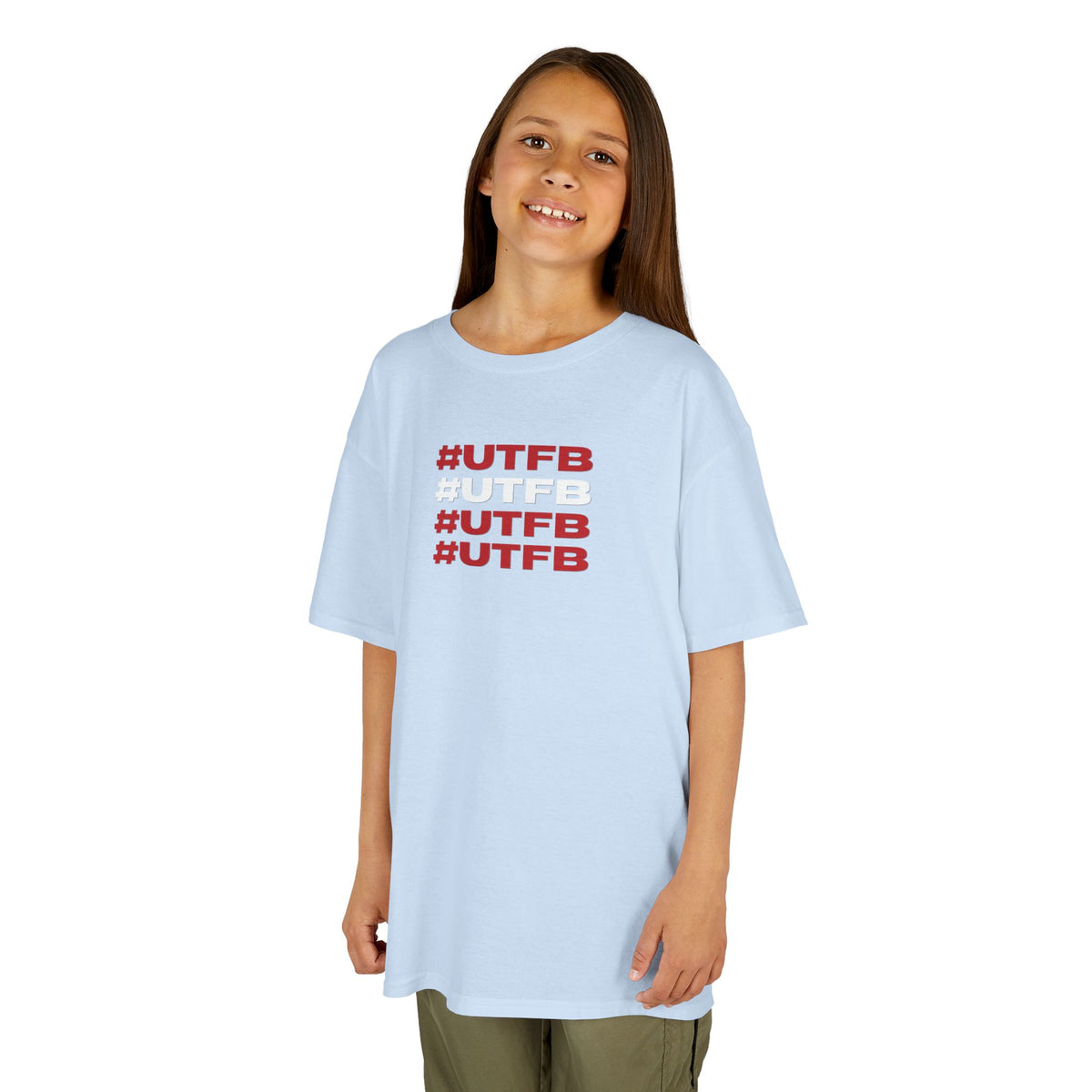 Kids Tee — #UTFB Repeated Graphic Youth T-Shirt