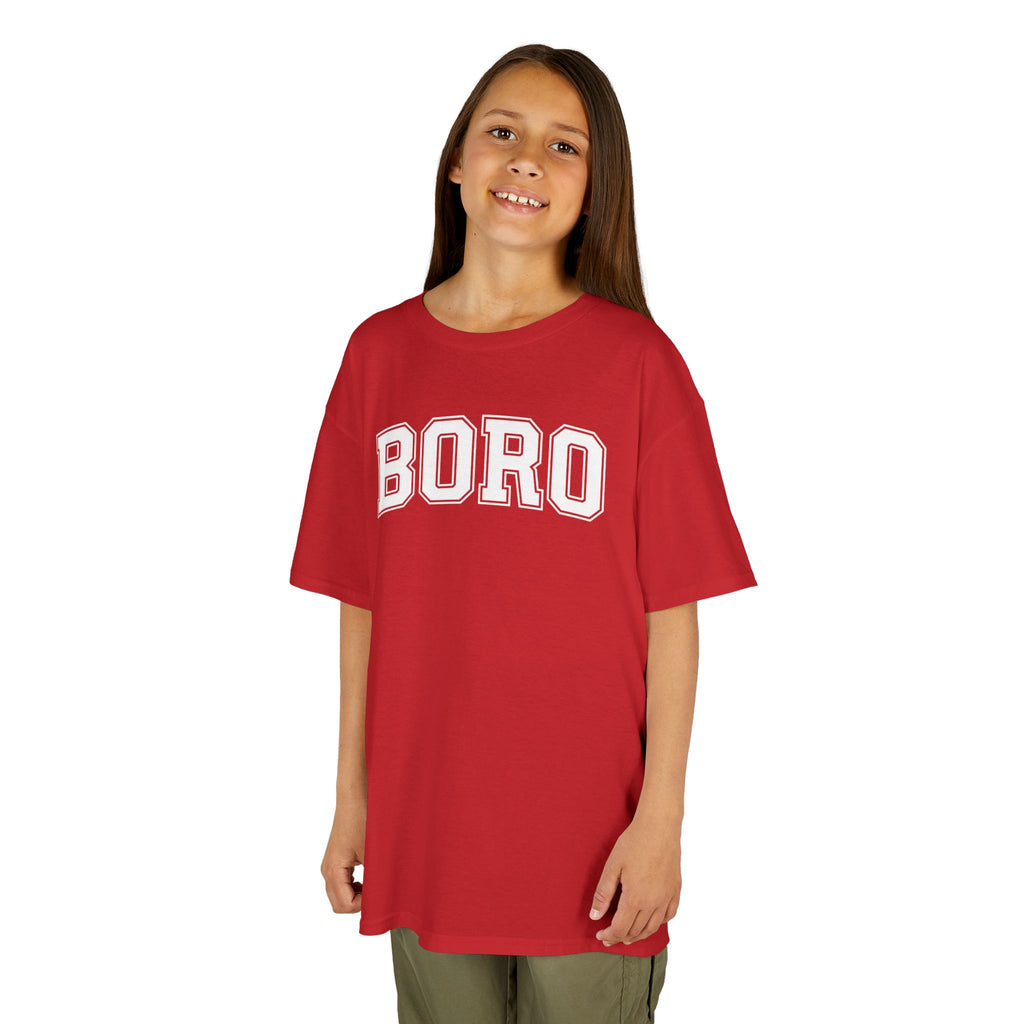 Kids 'BORO' UNI Style Letterman Graphic Tshirt