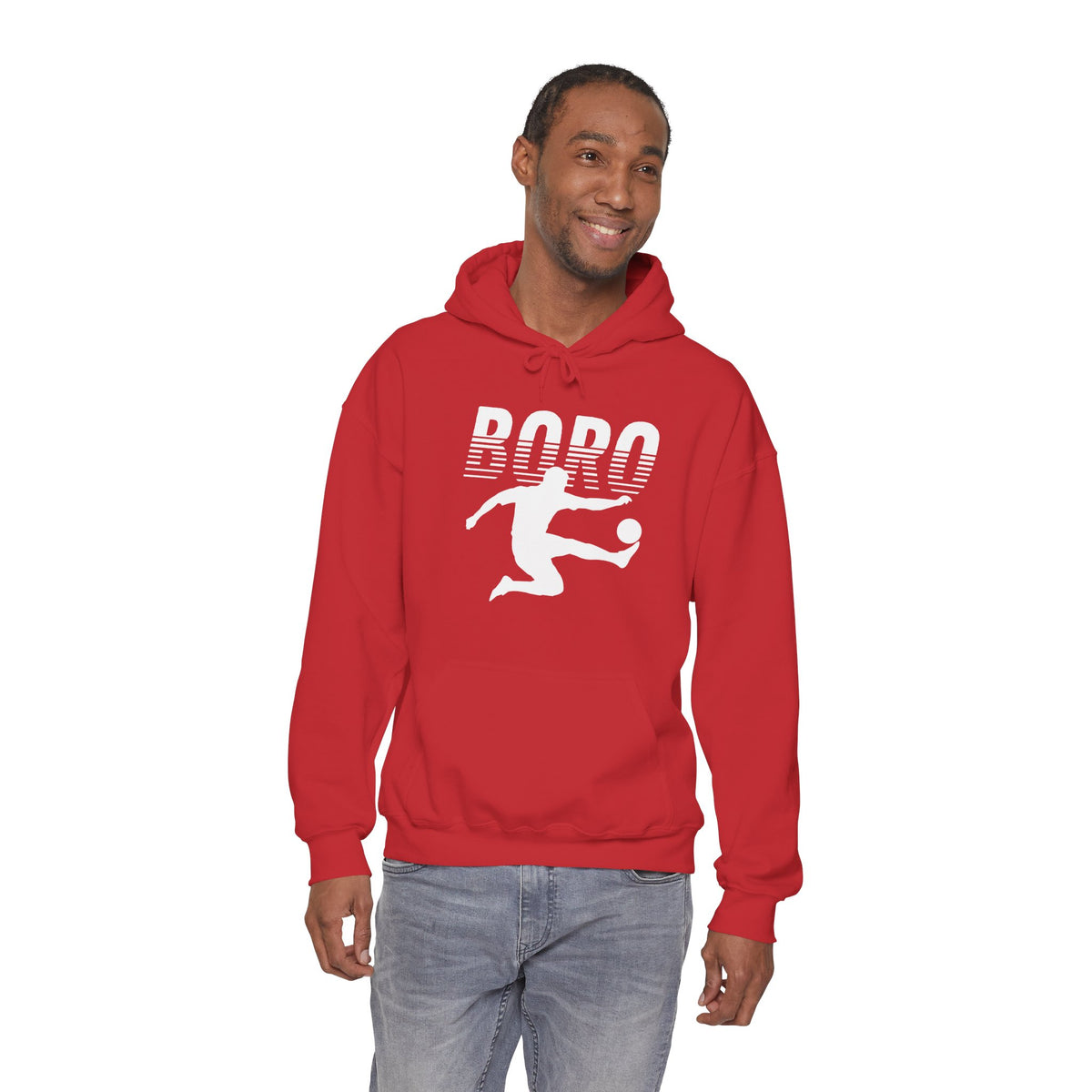 BORO Fade Player Hoodie 'front print' only.