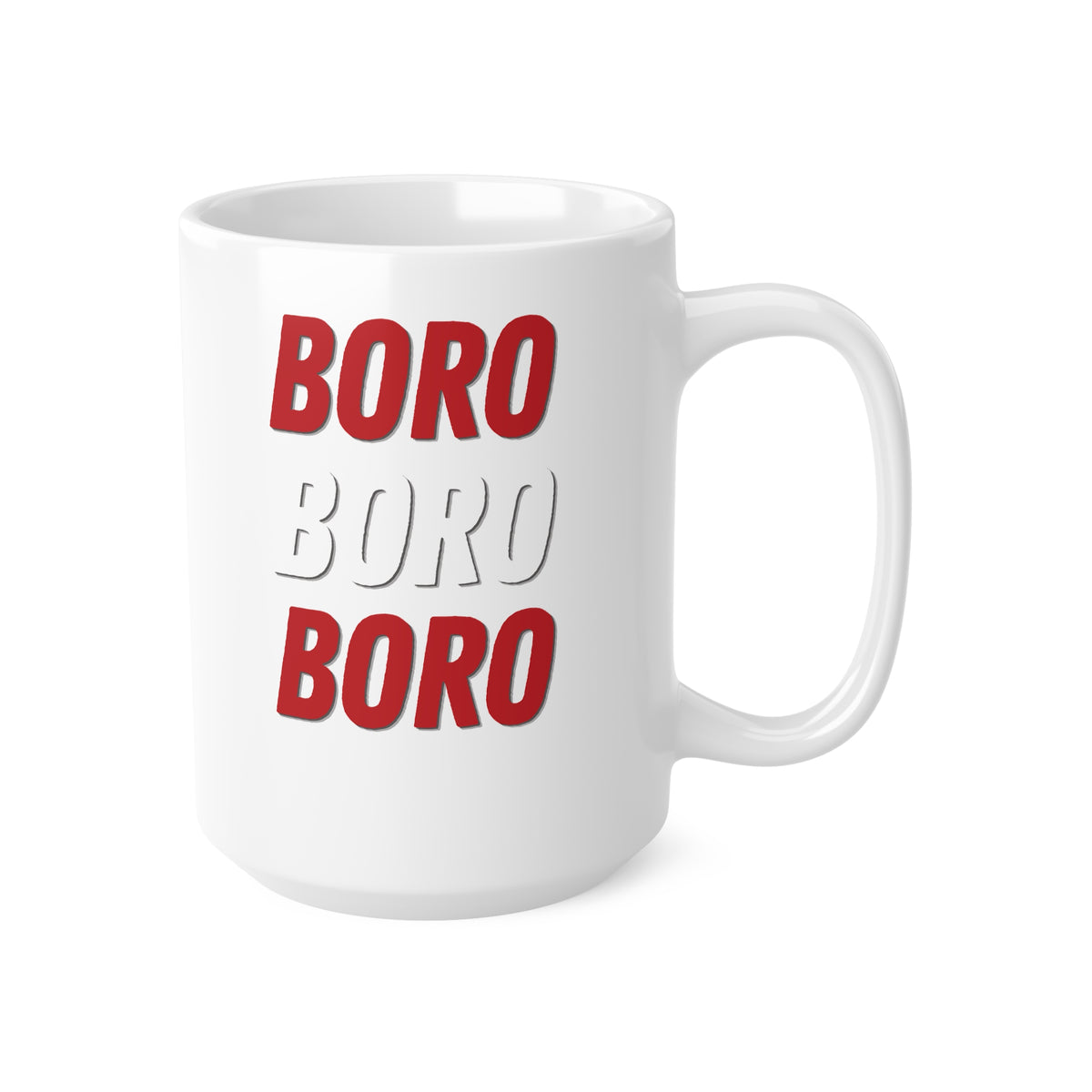 Boro Boro Boro Ceramic Coffee Mug — 11oz & 15oz