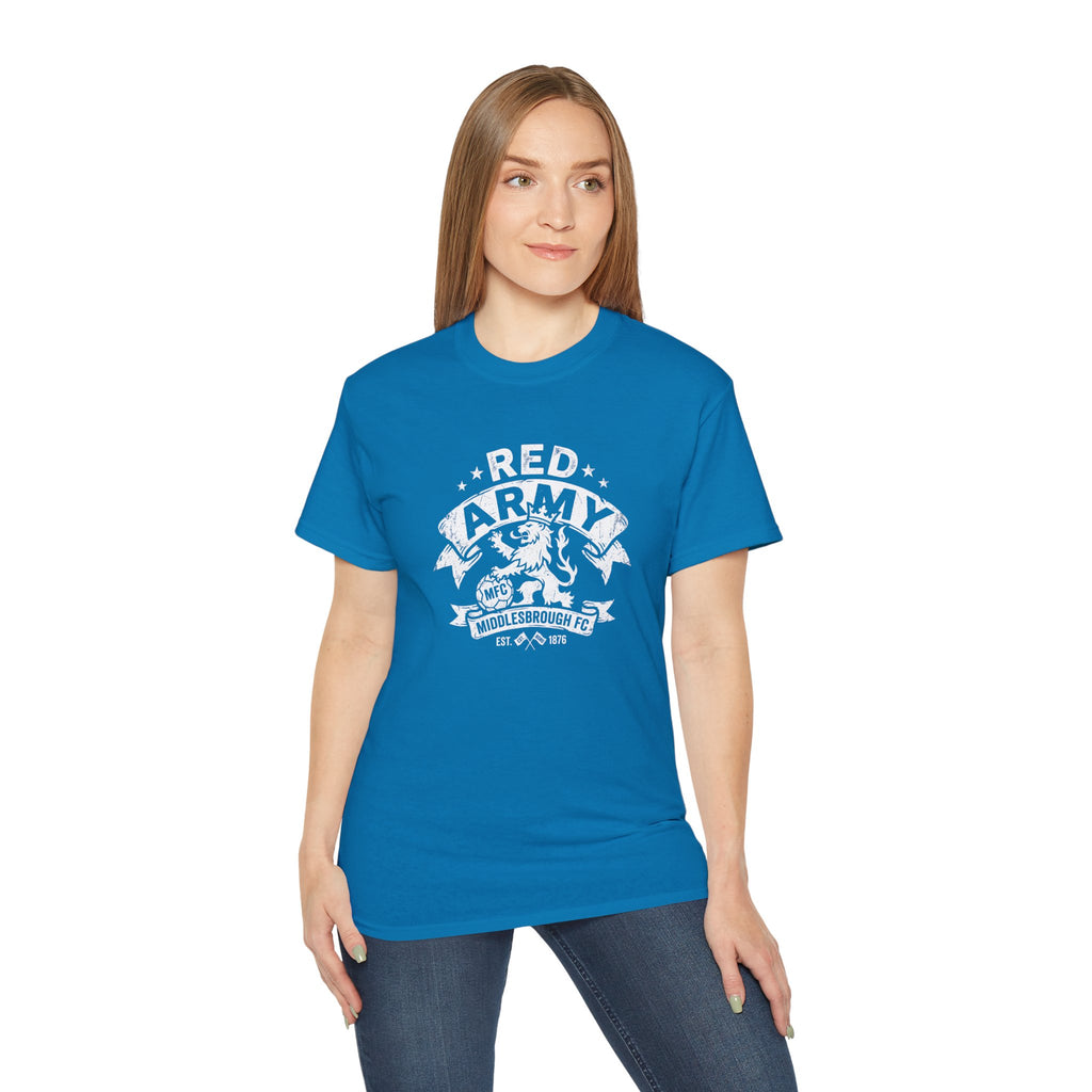 Red Army Middlesbrough FC Lion Shirt — BORO Fan Tee