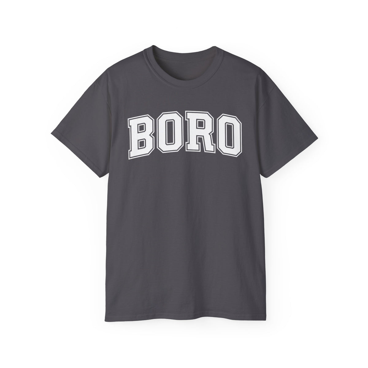 BORO Collegiate Graphic Tee — Classic UNI Lettering T-Shirt