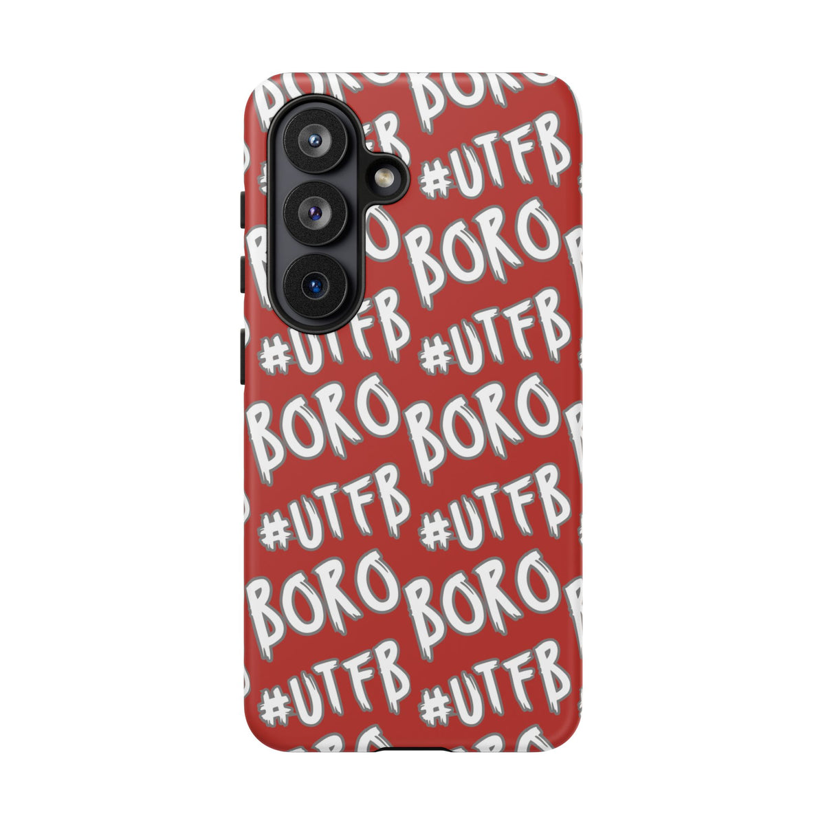 Phone Case — Red #UTFB BORO Pattern Protective Case