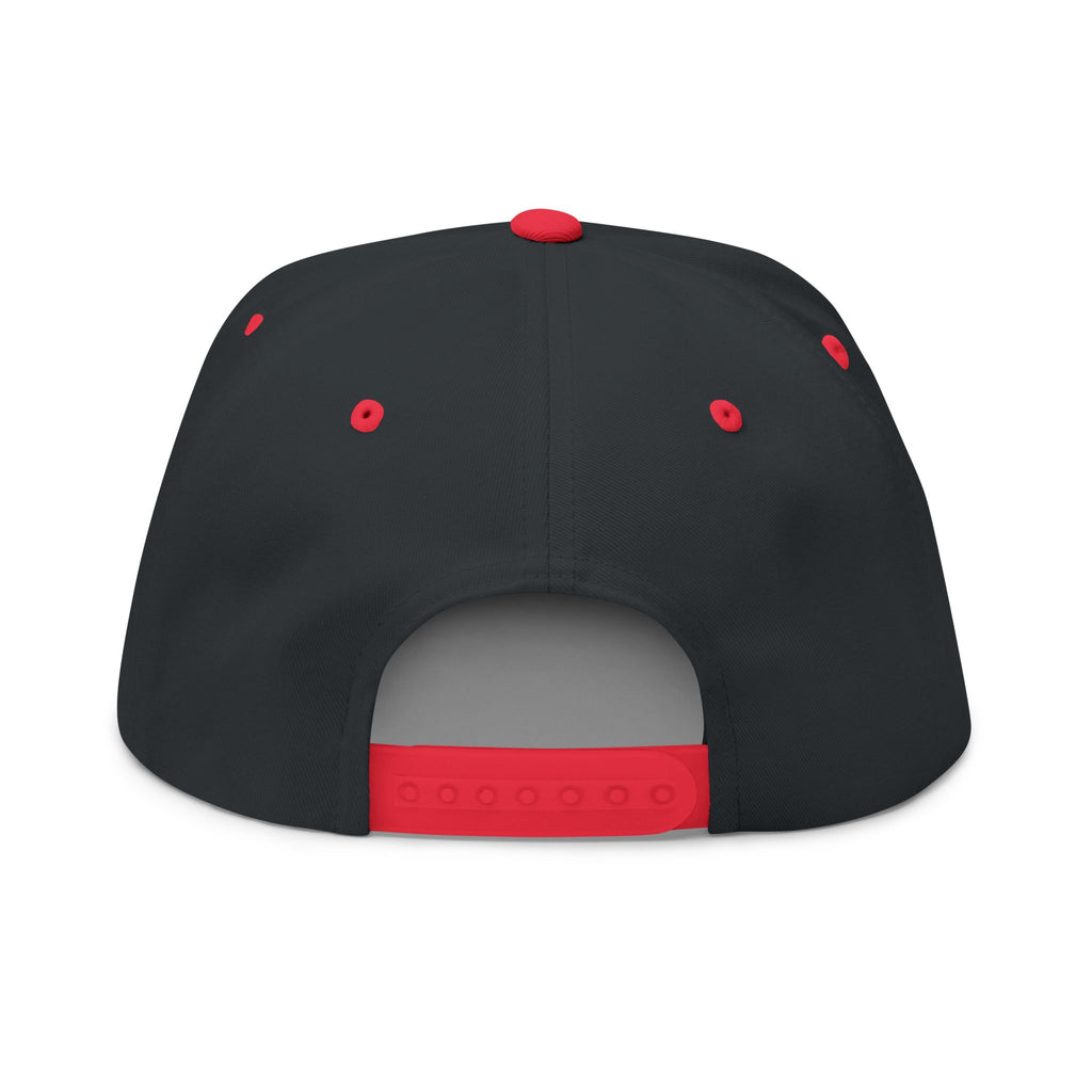 BORO Flat Bill Cap — Embroidered 'BORO' Vintage UNI Snapback Hat