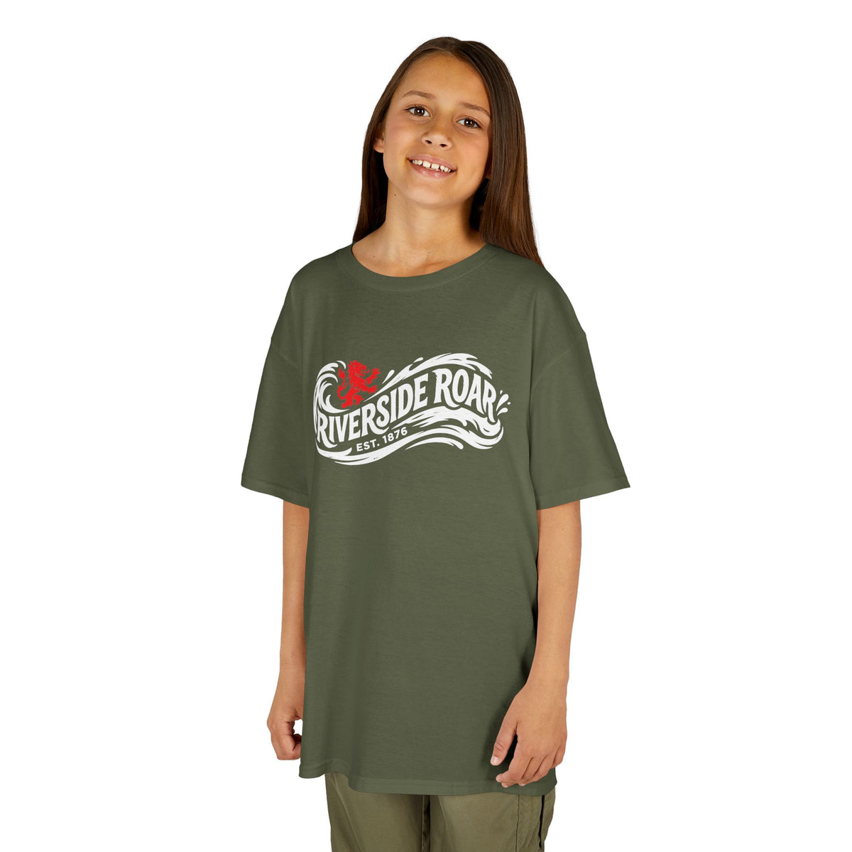 Kids T‑Shirt — Riverside Roar Middlesbrough fc Boro Wave Tshirt (Youth)