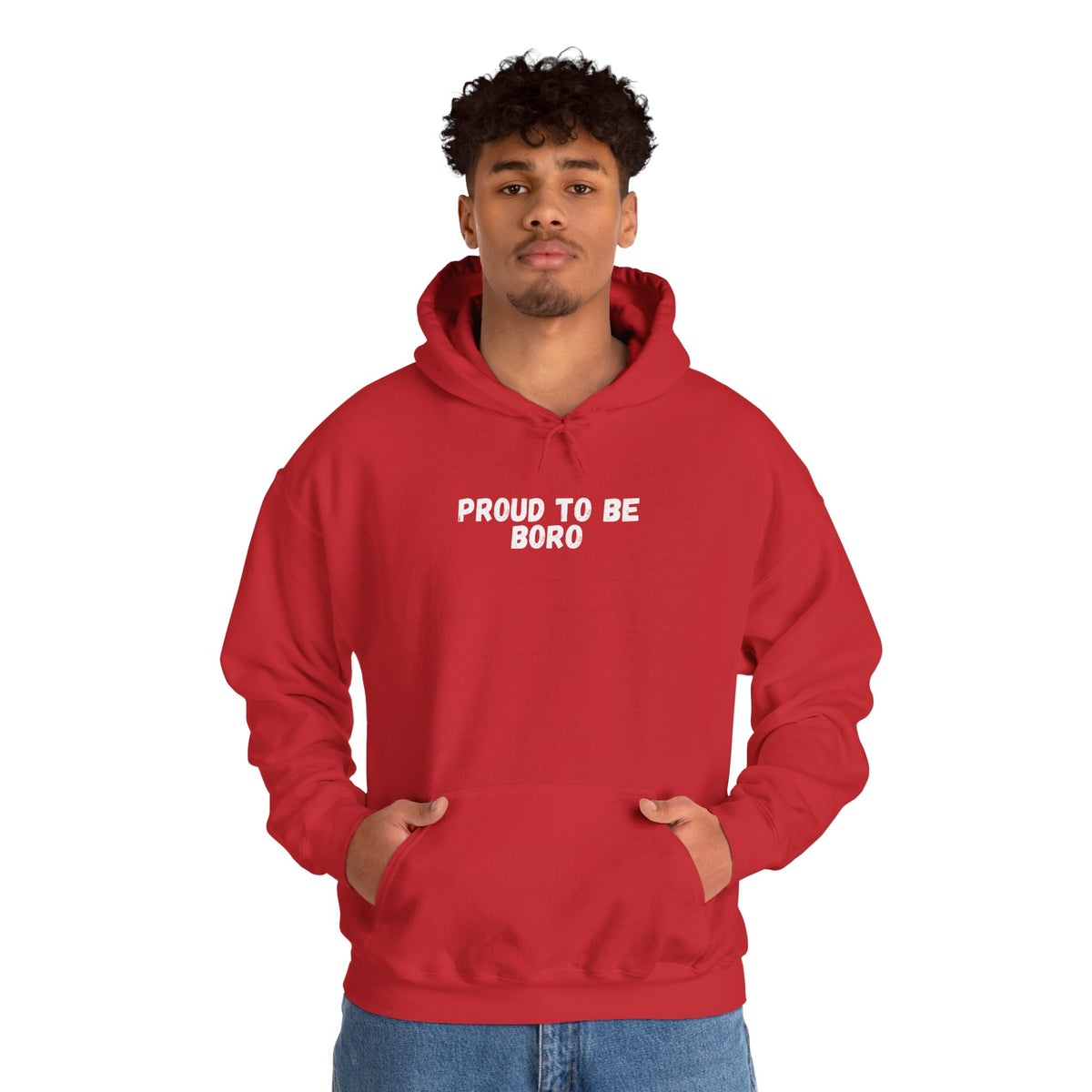 Proud to Be Boro Hoodie — #UTB BORO STYLE 'front print only'