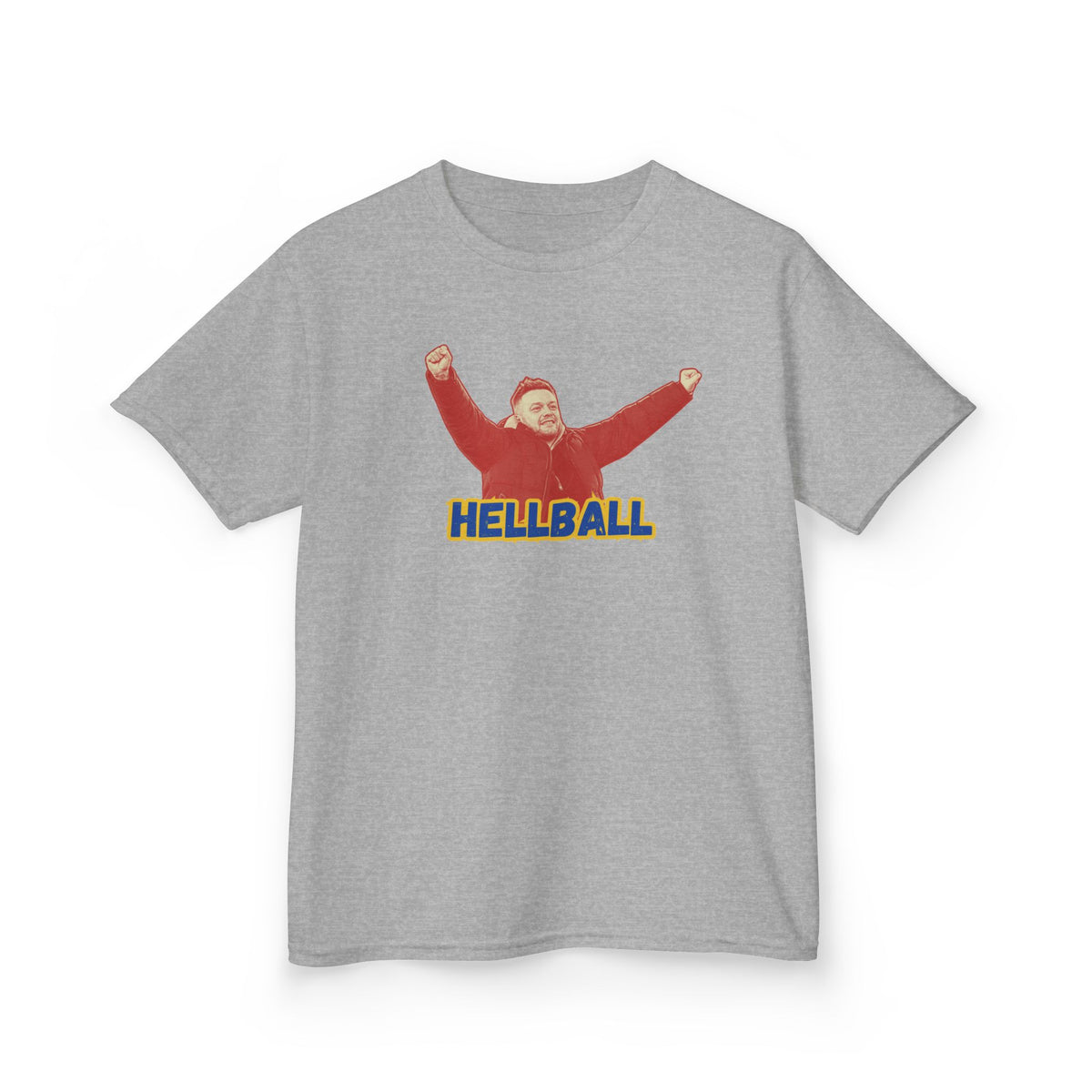 Kids 'HELLBALL' Gaffa Graphic Tee — In Kim we Trust