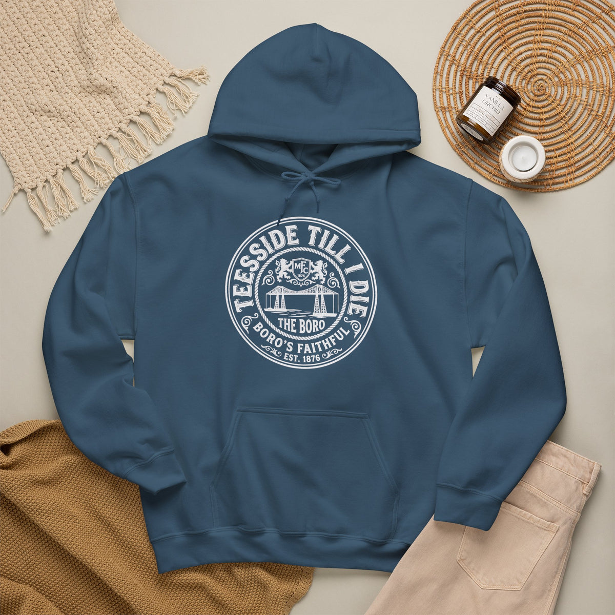Riverside Till I Die - Boro Fan Hoodie 'front print'