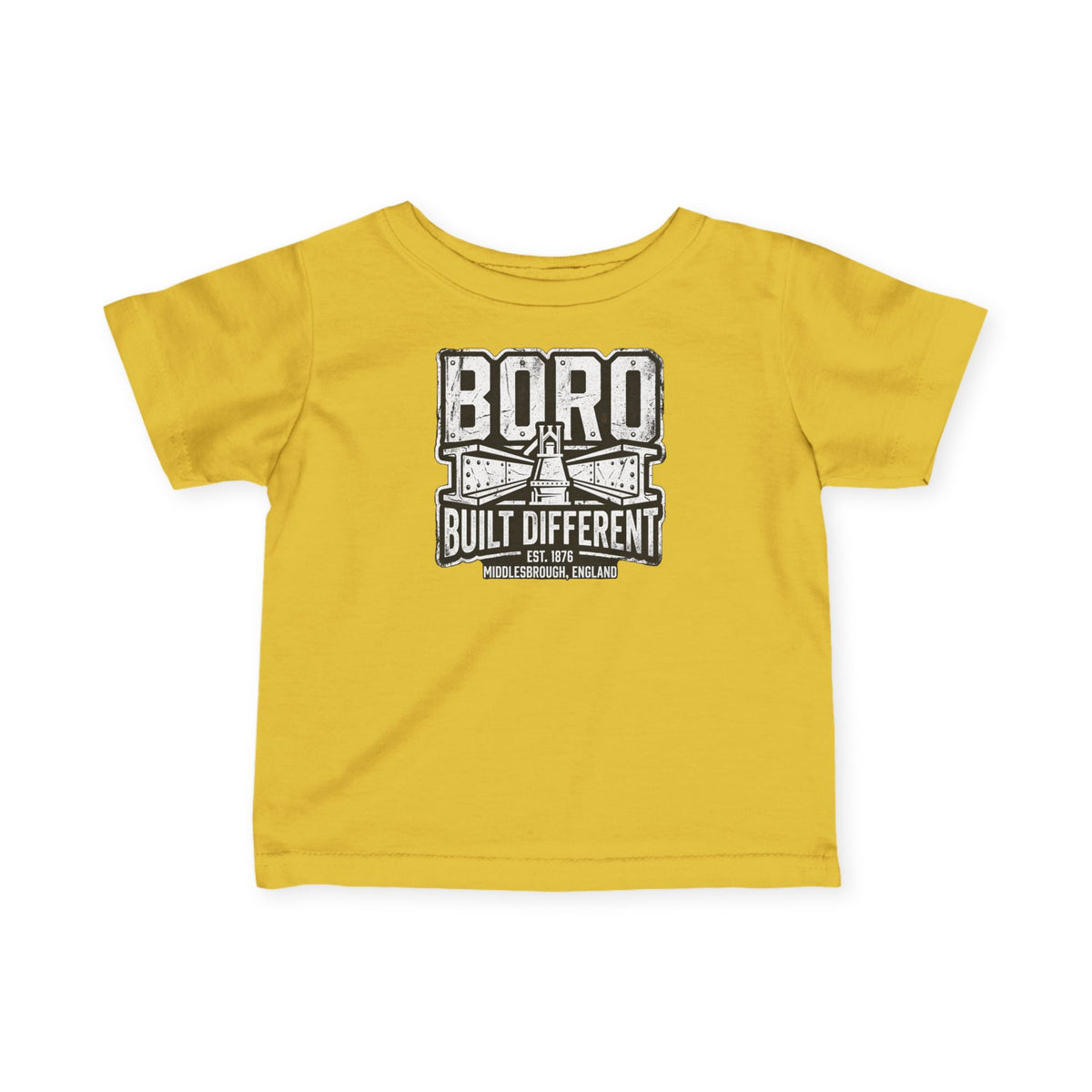 Infant Tee - Boro Built Different — 'BORO Built Different' Graphic T-Shirt