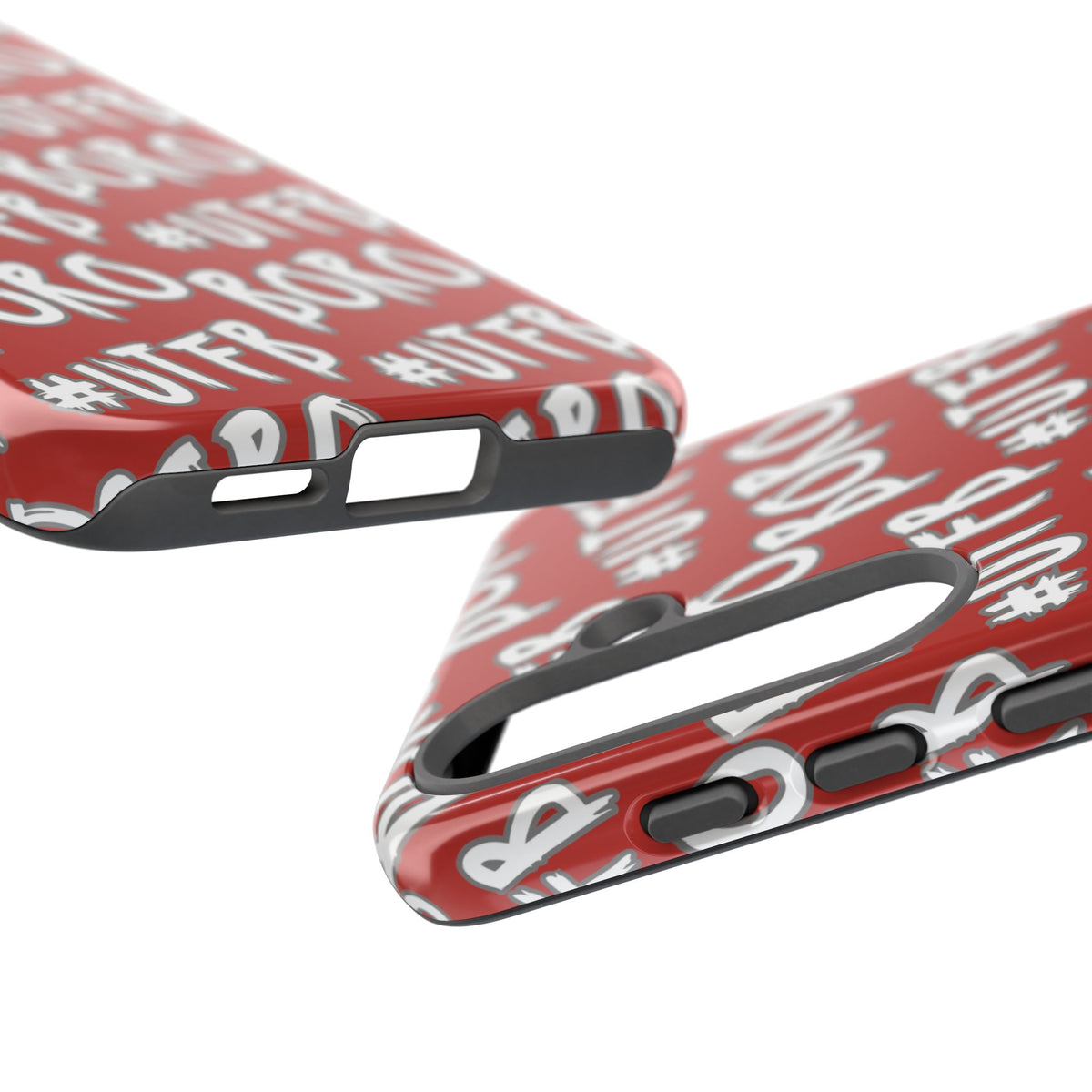 Phone Case — Red #UTFB BORO Pattern Protective Case