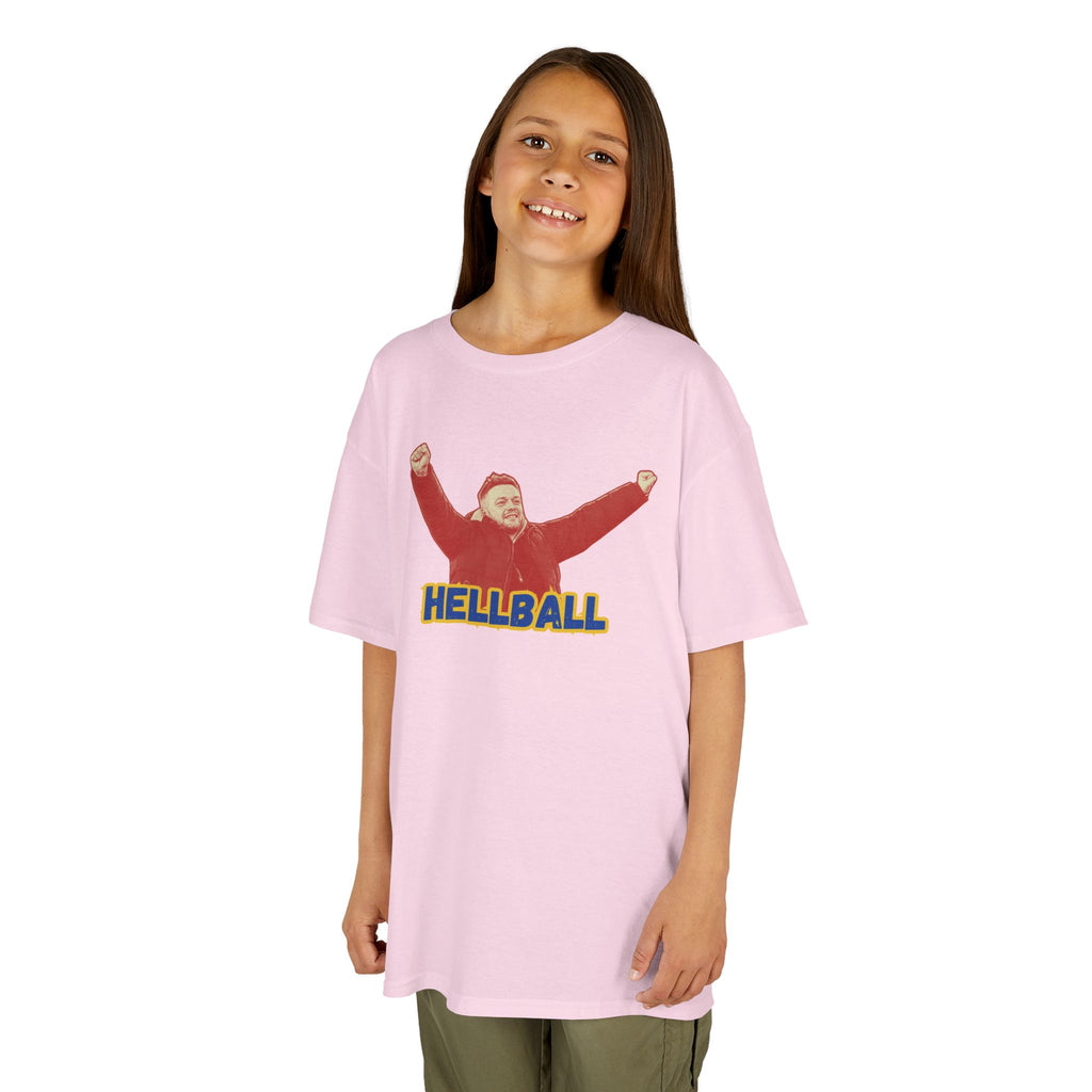 Kids 'HELLBALL' Gaffa Graphic Tee — In Kim we Trust