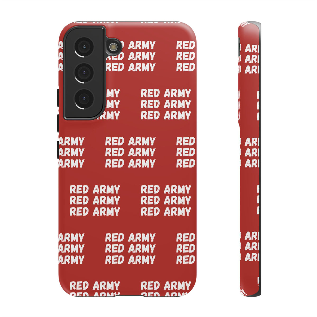 "RED ARMY RED ARMY RED ARMY" Phone Case — Red Pattern Tough Case