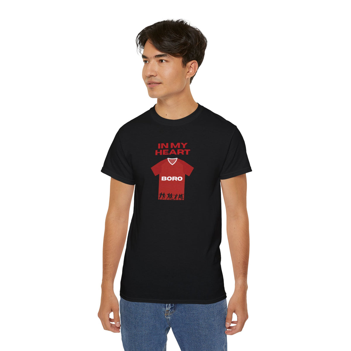 In My Heart Boro Football Tee — Fan Shirt